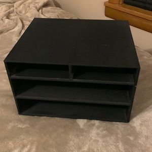 ❗️ FINAL PRICE, Black Office/Storage 8”x12” Container Shelf